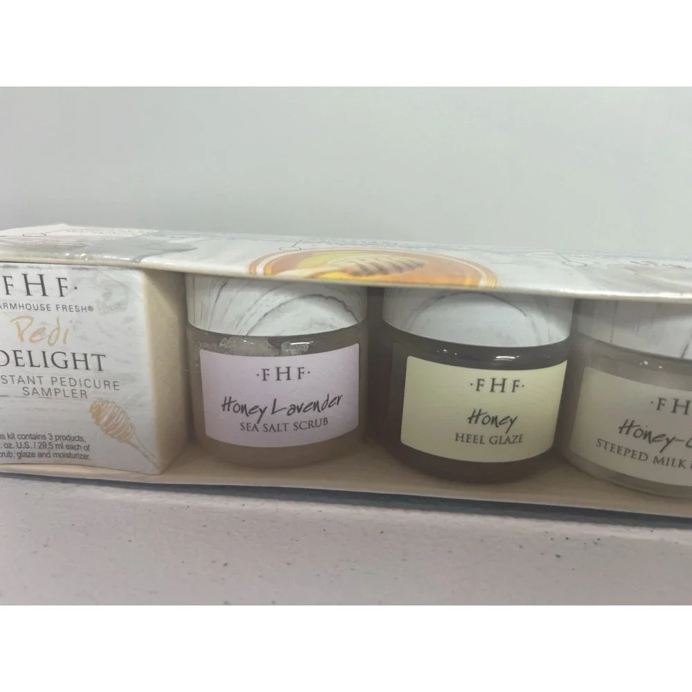 Farmhouse Fresh Pedi Delight Instant Pedicure Sampler 3 Products 1 fl.oz Ea